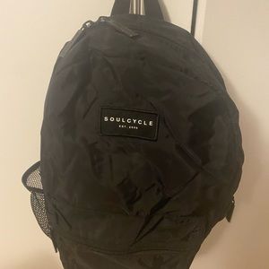 Black SoulCycle Backpack